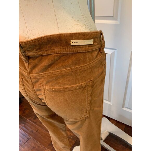 Pilcro and the Letterpress Brown Velvet "Serif" Fit Pants, Size 26, NWT! - Picture 8 of 9